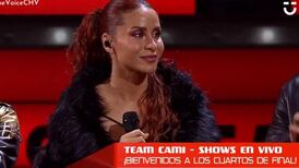 Cami emocionó con sus palabras en "The Voice Chile" luego de presentarse con su canción "Aquí Estoy"