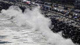 Emiten un nuevo aviso de marejadas para las costas del país
