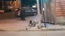 VIDEO | Imágenes sensibles: Hombre intentó robar local pero perdió el equilibrio y azotó su cabeza con el cemento