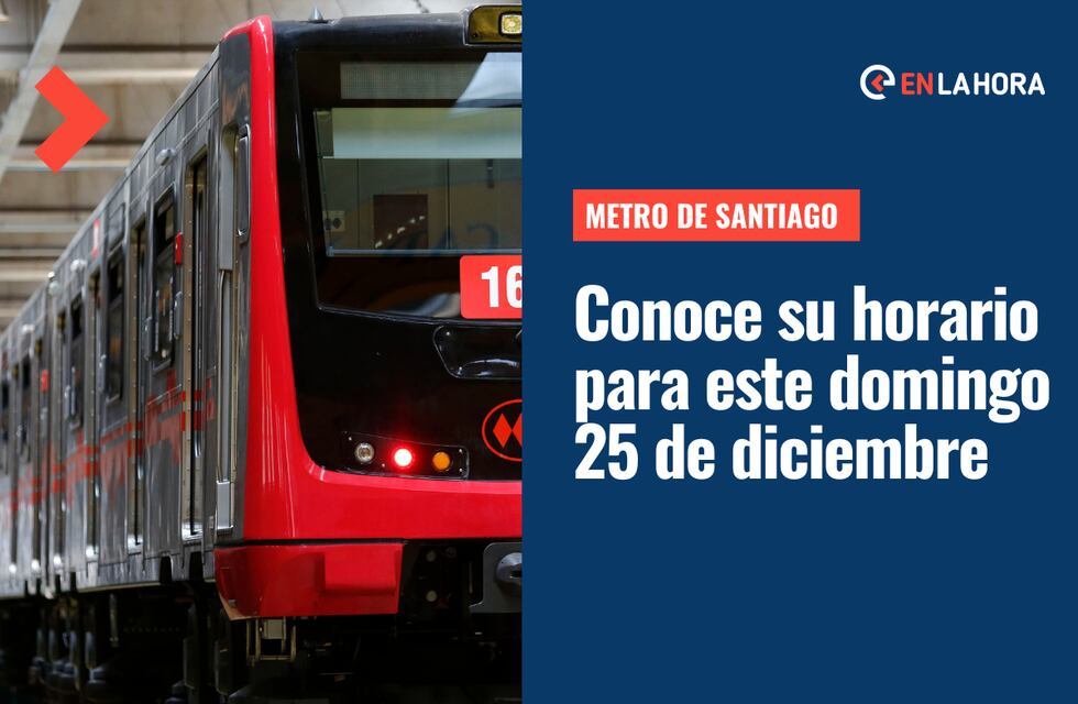 Horario del Metro | ¿A qué hora abre y cierra el Metro este domingo 25 de  diciembre en Santiago?