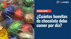 Semana Santa: ¿Cuántos huevitos de chocolate se recomienda comer?