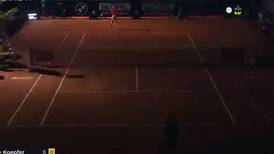 ¿Quién apagó la luz? Corte de energía en pleno duelo del Masters 1000 de Roma