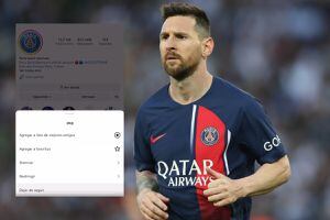VIDEO | Diario Olé imita a Lionel Messi y dejó de seguir al PSG 