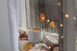 Aprovecha las tardes lluviosas para crear un ambiente ideal y relajante
