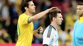 El día en que el cumpleañero Kaká le hizo un golazo a Argentina eludiendo a Messi