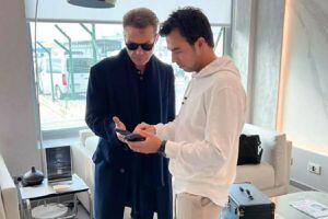 Luis Miguel y Checo Pérez vivieron un cercano encuentro en Madrid: “Son como hermanos”