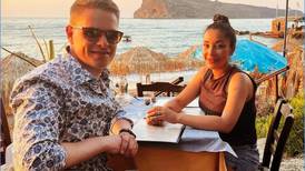 "Seguimos de aventura": Natalia Rodríguez, "Arenita", muestra las postales de su romántica escapada a Grecia con su esposo, Jens Bach