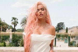 Nicki Minaj inmortalizó el momento con Karol G a través de sus historias de Instagram.