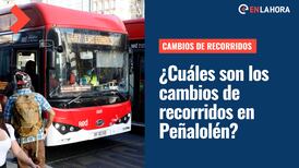 Cambios de recorridos en Peñalolén: ¿Qué servicios se modificarán y cuándo comenzarán a operar?