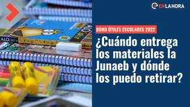Bono Útiles Escolares 2022: ¿Cuándo se entregan los materiales de Junaeb y dónde los puedo retirar?