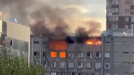 VIDEO | Rusia lanza mortal ataque contra la capital de Ucrania con drones: Hay al menos 4 muertos