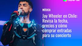 Jay Wheeler en Chile: Revisa la fecha, precios y cómo comprar entradas para su concierto