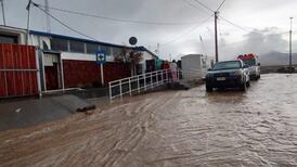 VIDEO | Invierno altiplánico: Fuertes lluvias y granizos se registraron en la ciudad de Colchane