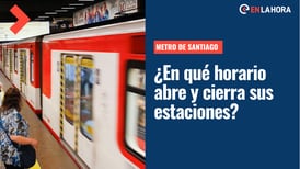 Horario Metro de Santiago | ¿A qué hora abre y cierra sus estaciones este domingo 28 de agosto?