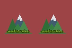 Test Visual: ¡Reto imposible! ¿Dónde están las 3 diferencias entre las montañas?