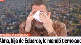 “Papi, yo quiero decir algo”: Eduardo Fuentes lloró de emoción tras recibir adorable audio de su hija Alma en vivo