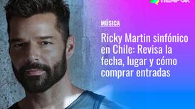 Ricky Martin sinfónico en Chile: Revisa la fecha, lugar y cómo comprar entradas