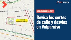 Cuenta Pública: ¿Qué calles están cortadas y cuáles son los desvíos este miércoles en Valparaíso?