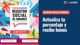 Registro Social de Hogares: Actualiza tus datos y no te pierdas los bonos que entrega el Estado según calificación socioeconómica