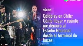 Coldplay en Chile: Cómo llegar al Estadio Nacional en micro y metro desde el terminal de buses