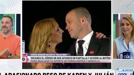 "Que eres patuda": La broma que le lanzó José Antonio Neme a Karen Doggenweiler por su beso con Julián Elfenbein