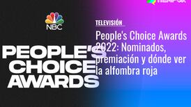 People's Choice Awards 2022: Revisa los nominados, y dónde ver la premiación y la alfombra roja