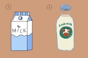 Test de personalidad: Elige una caja de leche y descubre si eres una persona de carácter ligero