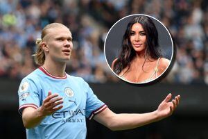 La “maldición” de Kim Kardashian que amenaza a Erling Haaland y Manchester City esta temporada