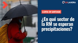 Lluvia en Santiago: ¿En qué sectores de la Región Metropolitana lloverá este domingo 13 de noviembre?