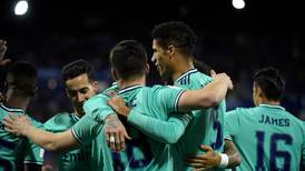 Varane abrió el marcador para el Real Madrid en la Copa del Rey