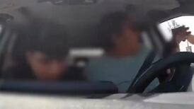 VIDEO | Cámara capta asalto frustrado que sufrió conductor de app durante viaje en San Bernardo 