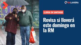 Lluvia en Santiago | Revisa si lloverá este domingo 4 diciembre en la Región Metropolitana