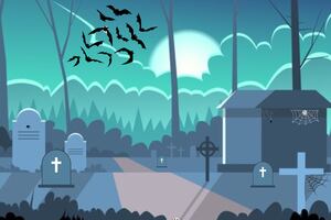 ¡Tienes 30 segundos! Encuentra a los 4 fantasmas ocultos en el cementerio