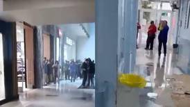 VIDEOS | Fuertes lluvias en Chillán: Registran severas inundaciones en un mall y hospital