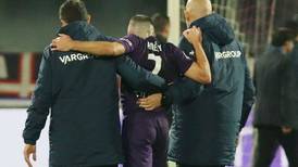 La terrible falta que lesionó a Ribery en derrota de la Fiorentina ante Lecce