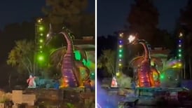 VIDEO| Dragón mecánico se incendia en Disneyland y sorprende a los asistentes