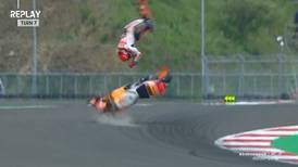 VIDEO | ¡Salió volando! La tremenda caída de Marc Márquez en Moto GP