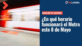 Maratón de Santiago 2022: Consulta los cambios en el horario del Metro y desvíos para mañana domingo