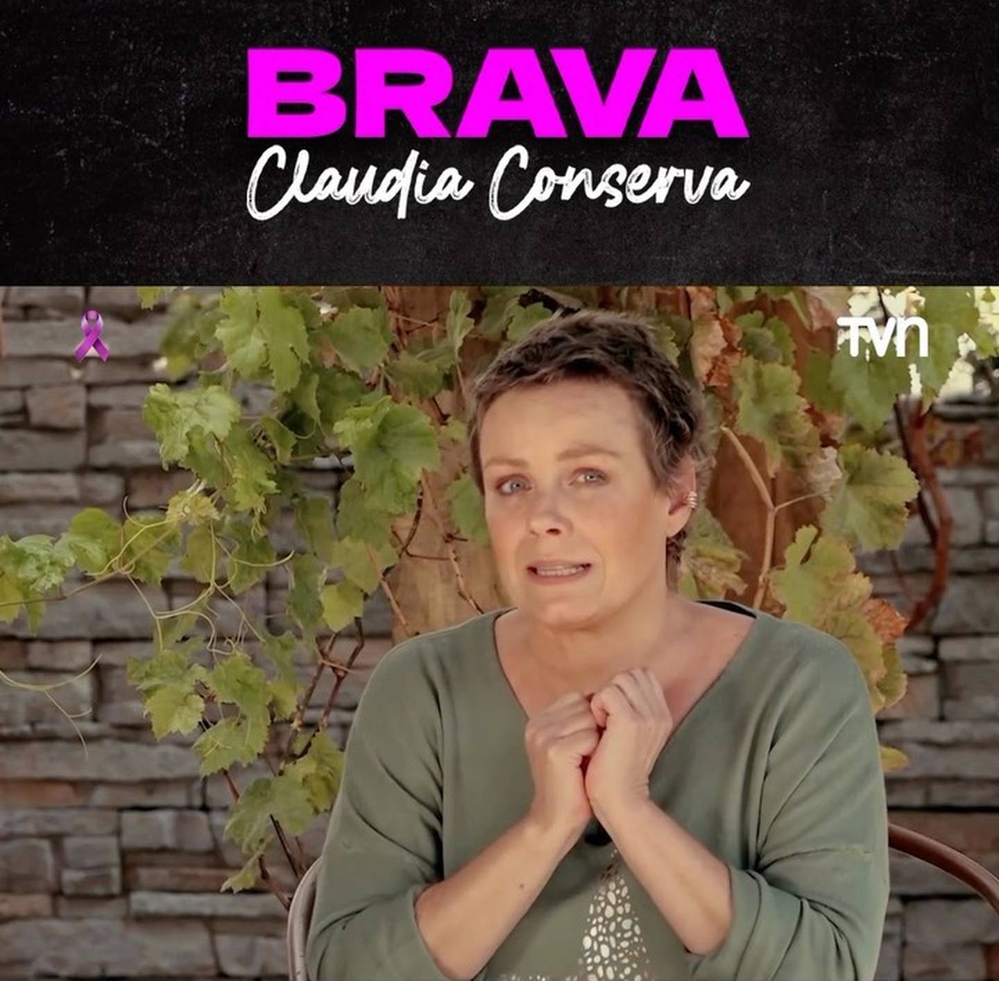 Claudia Conserva en el documental "Brava"