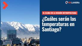 Clima en Santiago: Revisa cómo estará el tiempo este domingo 3 de julio en la Región Metropolitana
