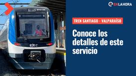 Tren Santiago - Valparaíso: ¿Qué comunas conectará, cuándo empezará a operar y cómo estará equipado?