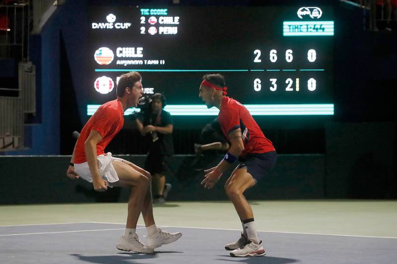 Nicolás Jarry y Alejandro Tabilo, los dos mejores tenistas chilenos en el ránking ATP.