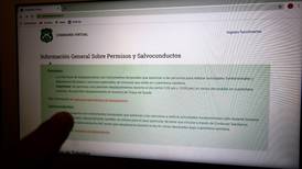 Comisaría Virtual: usuarios reportan caídas y problemas en solicitud de permisos