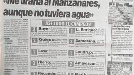 ¡Un 3! La nota que recibió Zamorano tras su histórico gol en el Real Madrid