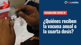 Vacunación Covid-19: ¿A quién le toca la vacuna anual o la cuarta dosis este domingo 15 de enero?