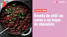 Receta de chili sin carne y un toque de chocolate: Revisa cómo hacer esta deliciosa preparación vegana
