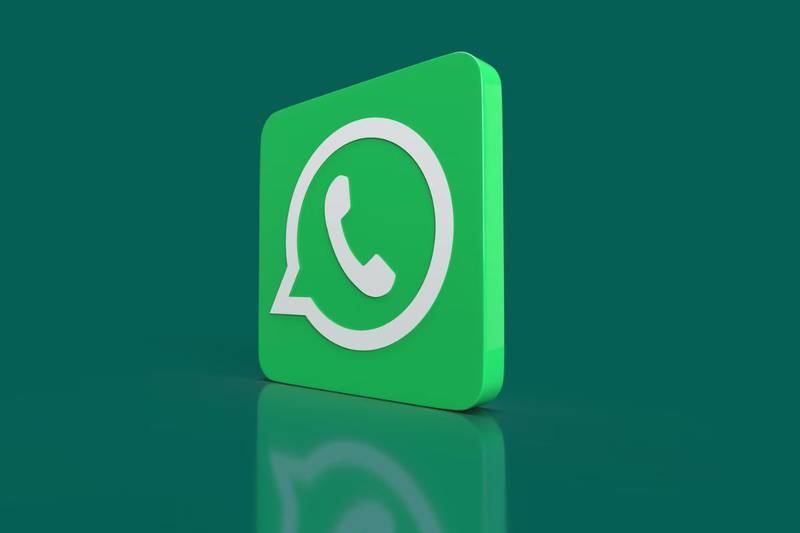 Logo WhatsApp sobre un fondo verde.