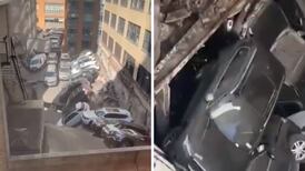 VIDEO| Colapsa un estacionamiento en New York y reportan varios heridos