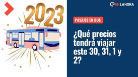 Pasajes en bus: Revisa los precios de los pasajes para viajar en Año Nuevo por Chile