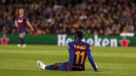 Ousmane Dembélé nuevamente fuera de Barcelona por lesión